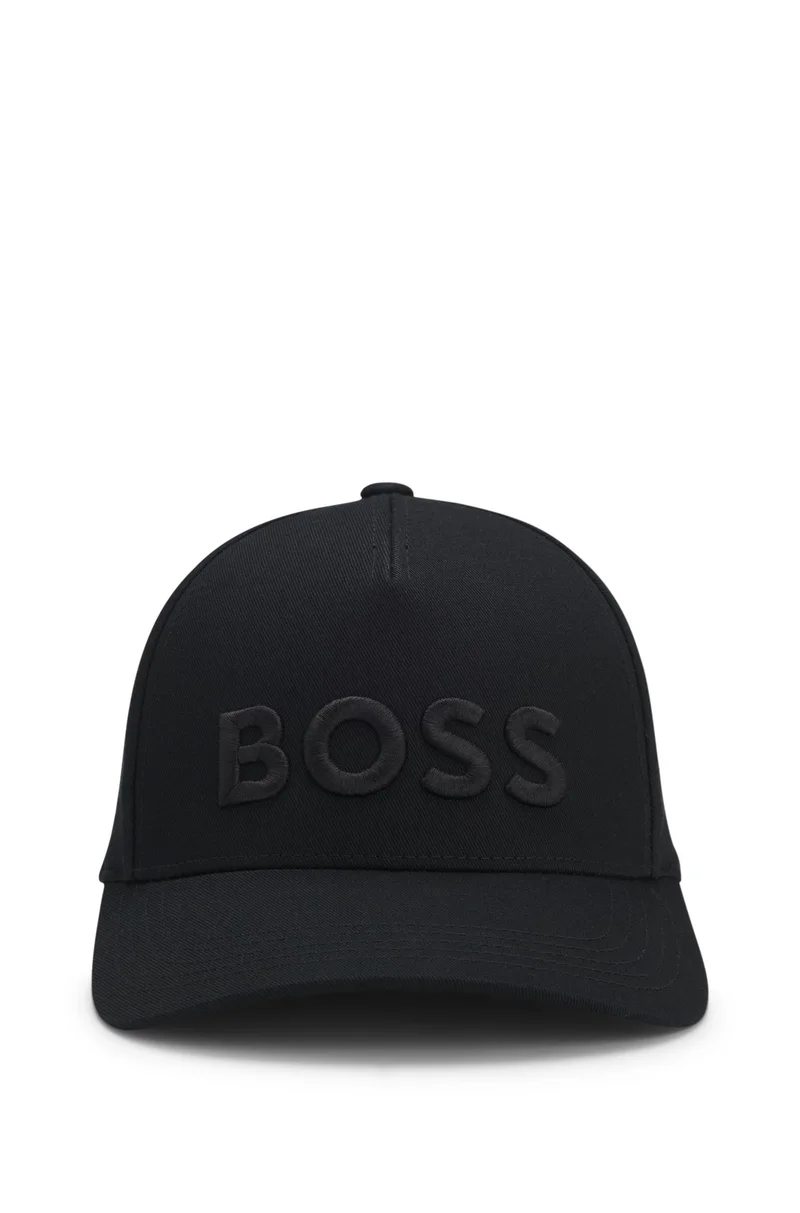 BOSS Cotton-twill cap with embroidered logo